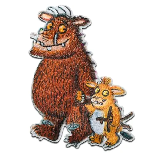 Mono-Quick 1809x Grüffelo Applikation, Bügelbild, Patch, Aufnäher, Ungeheuer (18097 - mit Kind)