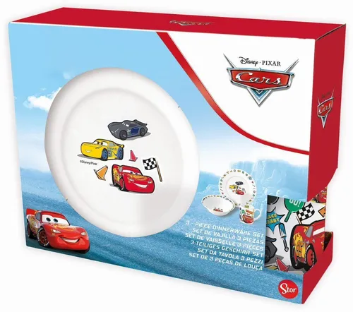 Stor Cars 3-Piece Gift Set - Neu & OVP - Brotdosen-Set mit Cars-Motiv, ideal für kleine Fans und perfekt für Schule oder Ausflüge.
