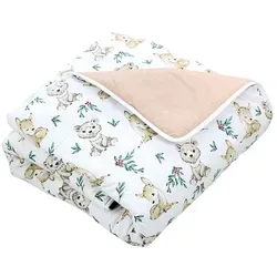 TupTam Baby Spielmatte 120 x 120 cm – Beige/Braun von TupTam