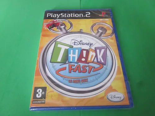Disney Think Fast PS2 Spiel Neu von Disney