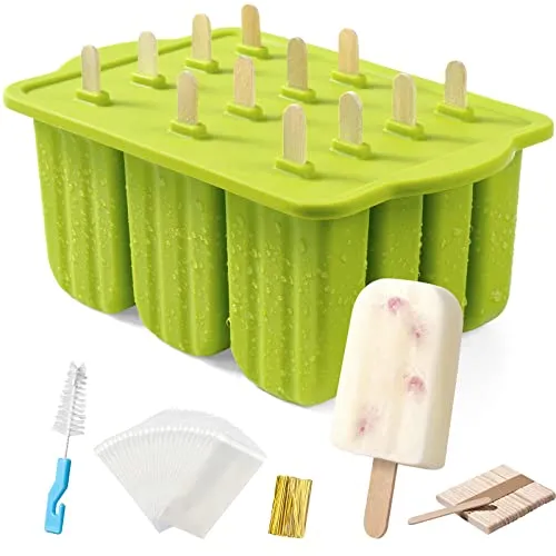 Silikon Eisformen MEETRUE 12 Zellen 95 ml