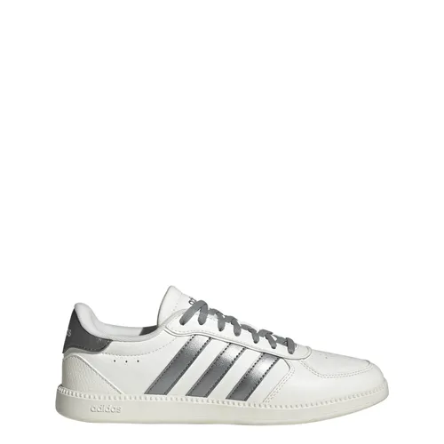 Adidas Breaknet Sleek - weißer Sneaker - Stylischer und atmungsaktiver Sneaker mit modernem Design, ideal für jeden Anlass. Perforierte Details sorgen für Frische, während das weiche Obermaterial und die Gummiaußensohle optimalen Komfort bieten.