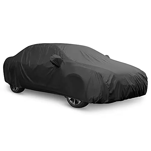 uxcell 3XL Autoabdeckung Wasserdicht Allwetter für Auto, Vollgarage Regen Sonnenschutz Universal Fit für Limousine 490 x 180 x 160 cm