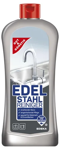 GutundGünstig Edelstahlreiniger, für strahlenden Glanz, ohne Nachpolieren, 300ml