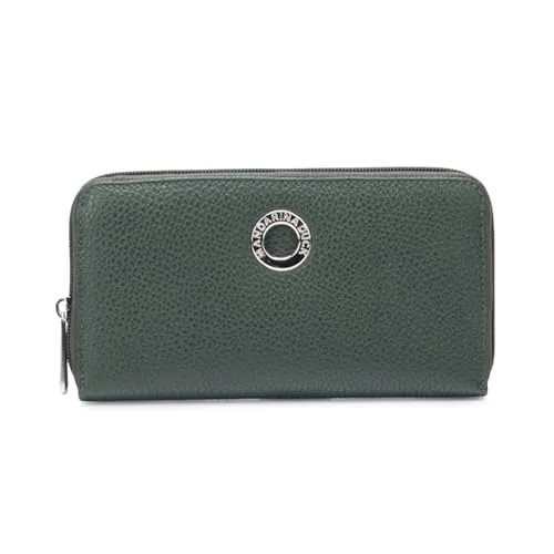 Mandarina Duck Mellow Leather Wallet, Reisezubehör Damen-Geldbörse, Einheitsgröße, Pine Green, Einheitsgröße