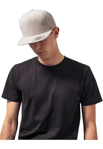 Flexfit Kinder Classic Snapback Mütze, Heather, Einheitsgröße