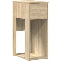 vidaXL Computerschrank Sonoma-Eiche 30x44x74 cm - Schreibtisch mit Stauraum für PC und Zubehör, aus robustem Holzwerkstoff, ideal für ein organisiertes Home Office.