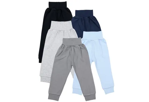 TupTam Pumphose 5er Pack Unisex – Bequeme Babyhose aus Baumwolle - Haremshosen aus sanfter Baumwolle, ideal für empfindliche Babyhaut. Atmungsaktiv und mit flexiblem Bund für optimale Bewegungsfreiheit beim Spielen und Krabbeln.