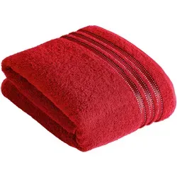 Vossen Saunatuch Cult de Luxe, Walkfrottee in rot von Vossen