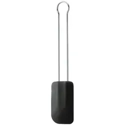 Rösle Teigschaber, Schwarz, Metall - Teigschaber aus hochwertigem Metall, ideal für präzises Arbeiten beim Backen und Kochen, 5x1x26.5 cm - der perfekte Backhelfer!