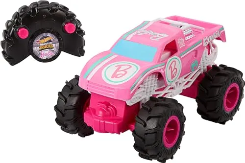 Hot Wheels Monster Truck R/C Barbie 1:24 Fahrzeug - Hot Wheels Spielzeugfahrzeug, spektakuläre Monster-Truck-Action für Kinder, ideal für rasante Abenteuer und kreatives Spielen.