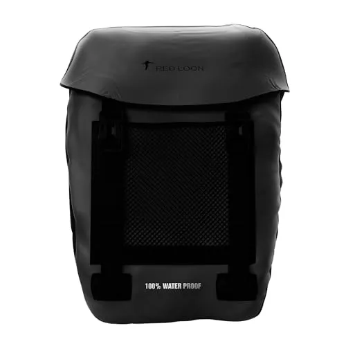 Red Loon wasserdichte Fahrradtasche Gepäckträger robuste Fahrradtasche hinten Gepäckträger - Fahrradtaschen für Gepäckträger ebike - regenfeste Fahrradtasche Gepäckträger E-Bike - Schwarz