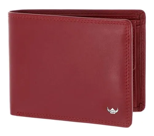 Golden Head Leder Geldbörse Polo RFID Protect Scheintasche 1138 Rot dunkelrot