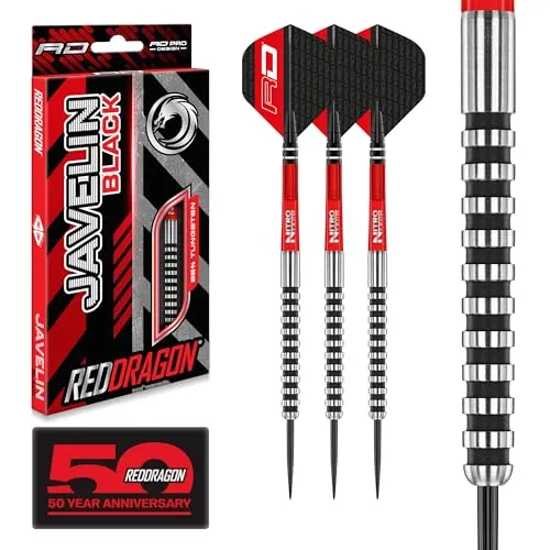 RED DRAGON Javelin Black Series Steeldarts Set von Red Dragon