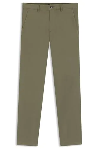 BOSS ORANGE Chinohose slim mit Gesäßtaschen grün 33 von BOSS