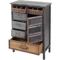 MCW Apothekerkommode F34 90x65x32cm, mehrfarbig,Mendler