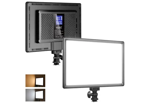 Neewer Videoleuchte NL-192AI 192 LED Videolicht 20W, CRI97+, 3200-5600K, 8000mAh, mit wiederaufadbarerBatterie