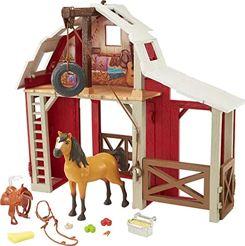 Spirit Pferdestall Spielset mit Pferd Spirit