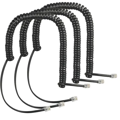 AUERSWALD Spiralkabel-3er-Set COMfortel-Handset - Sonstiges Telefonzubehör, praktisches 3er-Set für flexible Nutzung und einfache Verbindung Ihrer COMfortel-Handsets.