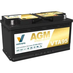 Voltrana AGM Autobatterie 95Ah 850A H8/LN5/L5