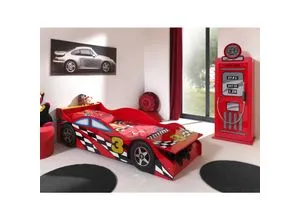 Vipack Autobett Kinderbett Race Car in rot von Vipack