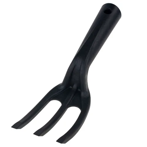 SCHWARZE GARTEN-RAK-GABELN AUS KUNSTSTOFF