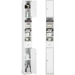 COSTWAY Badschrank Hochschrank schmal