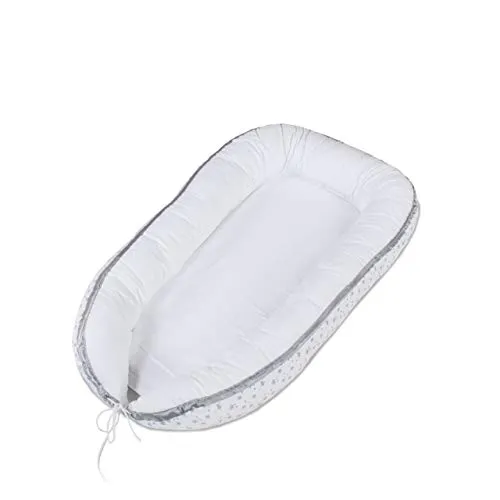 Babybay Kuschelnest in Grau und Weiß von babybay