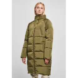 Winterjacke URBAN CLASSICS Damen High Neck Puffer Coat - Funktionsjacken, kuschelig und warm gefüllt für eisige Tage, mit einem schützenden Stehkragen und lockerem Oversize-Schnitt für optimalen Tragekomfort.