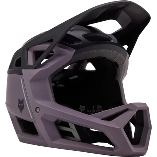 Fox Proframe MIPS Fullface Helm in Lila (Größe L) - Motorradhelme mit MIPS-Technologie für zusätzlichen Schutz und optimalen Komfort beim Fahren.