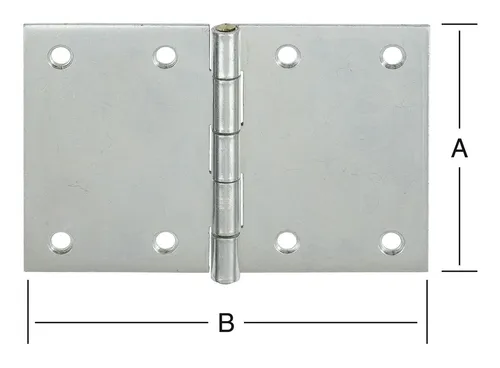 Vormann Gerollte breite Scharniere 80 x 120 mm von Vormann