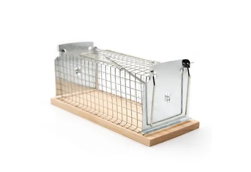 BigDean Vibrations-Tierabwehr Lebendfalle Maus auch als Rattenfalle lebend geeignet Mäusefalle, Packung 1-tlg., Nagetierfalle, Nagetierlebendfalle, Tierfreundlich, Wiederverwendbar