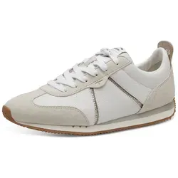 TAMARIS Damen Sneaker in Gold und Weiß, Gr. 39 in weiß von Tamaris