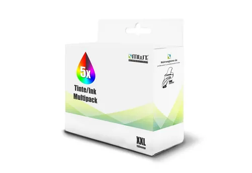 Mehrwegtoner Patrone ersetzt Epson T1285 5er Set Tintenpatrone