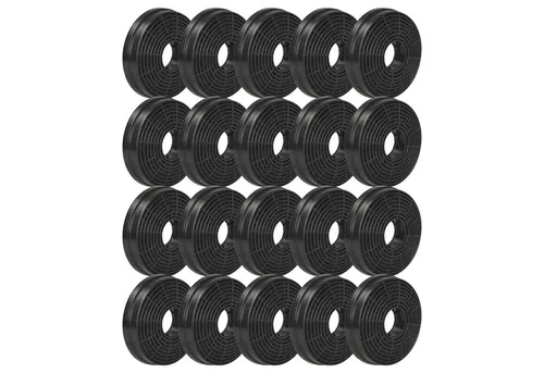 vhbw Aktivkohlefilter passend für PKM KH 60-6, KHU-60EB, UBH 6002-2 H, RH 6091, UBH6002T, Zubehör für KH 60-6 KHU-60EB UBH 6002-2 H RH 6091 UBH6002T