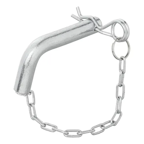 Steckbolzen Ø2cm mit Sicherungsstift und Kette in silber von ProPlus