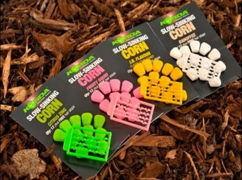 Korda Fake Food Slow Sinking Corn - Fruity Squid - Pink