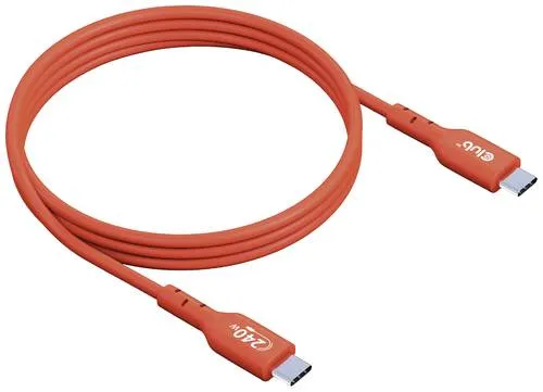 Club3D CAC-1515 - USB2 Typ-C Bi-Direktionales Kabel, 240W Power Delivery für schnelles Laden und Datenübertragung bis 480Mbps