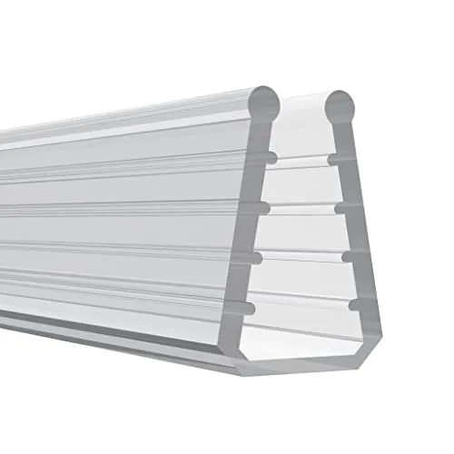 cyclingcolors Dichtungsband Silikon Transparent 6x8mm - Zugluftstopper & Türdichtungen, universell einsetzbar für Duschabtrennungen und Badewannen, sorgt für eine effektive Abdichtung und verhindert Wasserverlust.