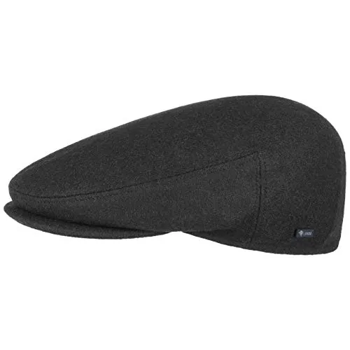 Lipodo Inglese Classic Flatcap in schwarz von Lipodo