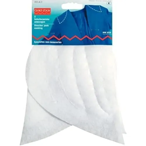 Prym Shoulder Pads Set-in Wadding White one Size