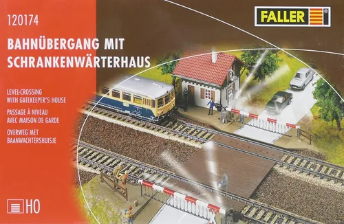 Faller 120174 Bahnübergang mit Schrankenwär H0