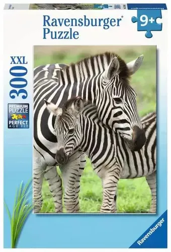 Puzzle XXL 300 elementów. Zebry Ravensburger 4005556129485