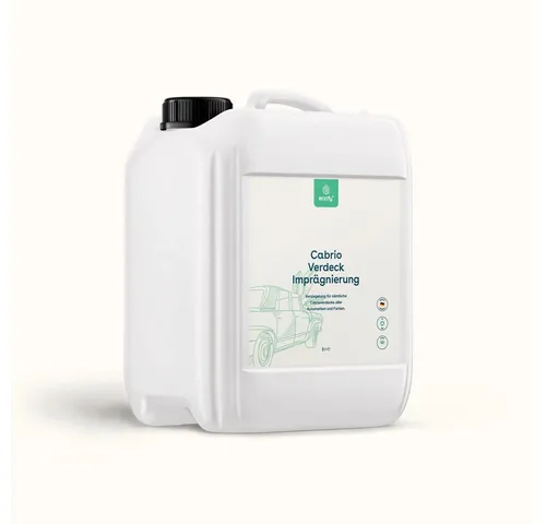 eco:fy Cabrio-Verdeck-Imprägnierung - Fluorfreies Imprägnierspray für optimalen Schutz - Imprägniermittel für Cabrioverdecke, bietet nachhaltigen Abperleffekt und schützt vor Schmutz, Öl und UV-Strahlung.