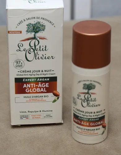 Le Petit Olivier Anti-Aging-Tages- und Nachtcreme mit Arganöl 50 ml