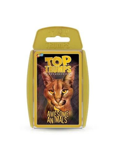 Winning Moves Awesome Animals Top Trumps Card Game (English)