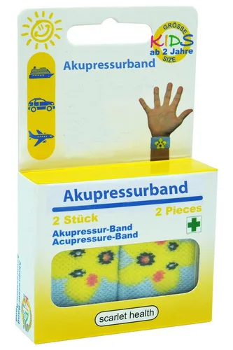 scarlet products Akupressur-System-Bandage, scarlet health, Akupressurband »Sea«, 1 Paar elastische Armbänder