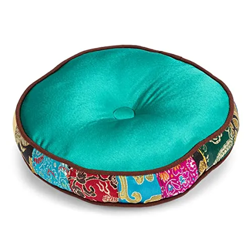 NKlaus Klangschalenkissen 15cm - Klangschalenkissen aus Baumwolle, ideal für eine harmonische Klangqualität, Durchmesser 15cm, perfekt für Meditation und Entspannung.