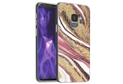 CoolGadget Handyhülle Marmor Slim Case für Samsung Galaxy S9 Plus 6,2 Zoll, Hülle Dünne Silikon Schutzhülle für Samsung S9+ Hülle