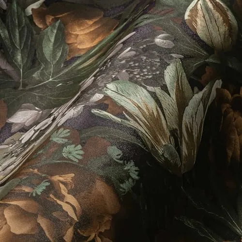 A.S. Création Blumentapete mit Rosen - Hochwertige Vliestapete mit floralem Design in Gelb, Grün und Grau - ideal für jeden Raum, einfach zu verarbeiten und Made in Germany.